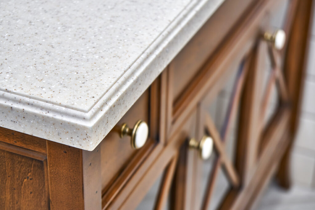 White countertop, representing countertop trends.